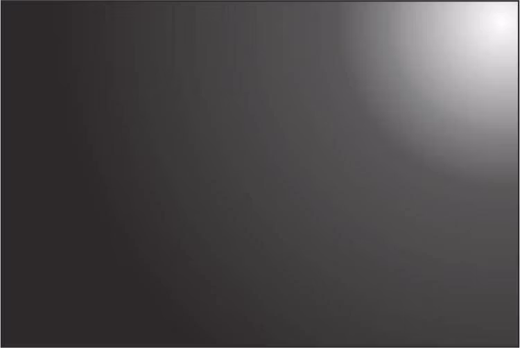 High Gloss Svart - 1102, ark 30 x 50 cm