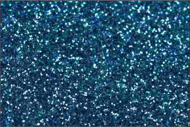 PET Glitter Himmelsblå - 6065