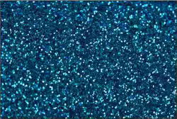 PET Glitter Safirblå - 6064