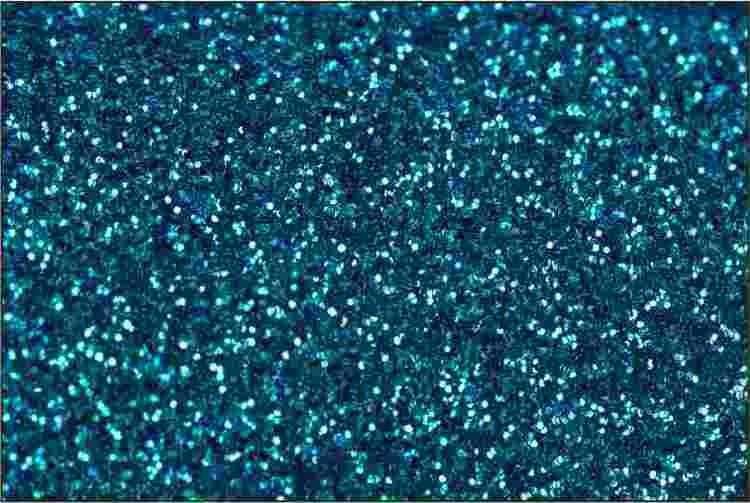 PET Glitter Safirblå - 6064
