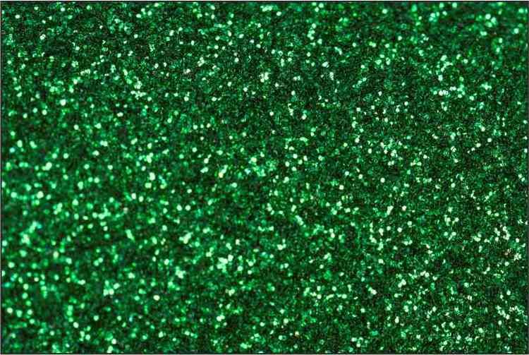 PET Glitter Grön - 6004