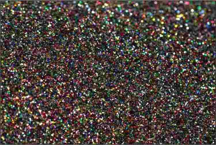 PET Glitter Multifärg - 6099