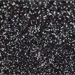 PET Glitter Svart - 6002