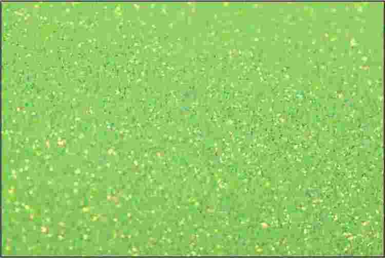 PET Glitter Neongrön - 6141
