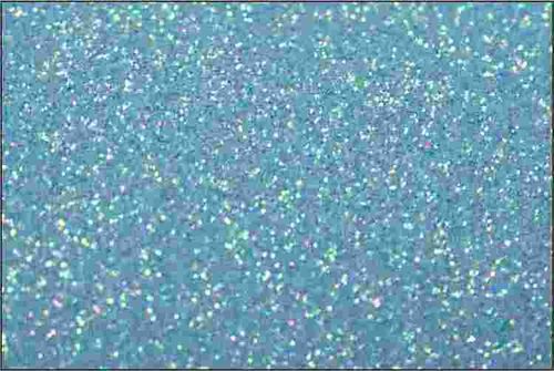 PET Glitter Neonblå - 6163