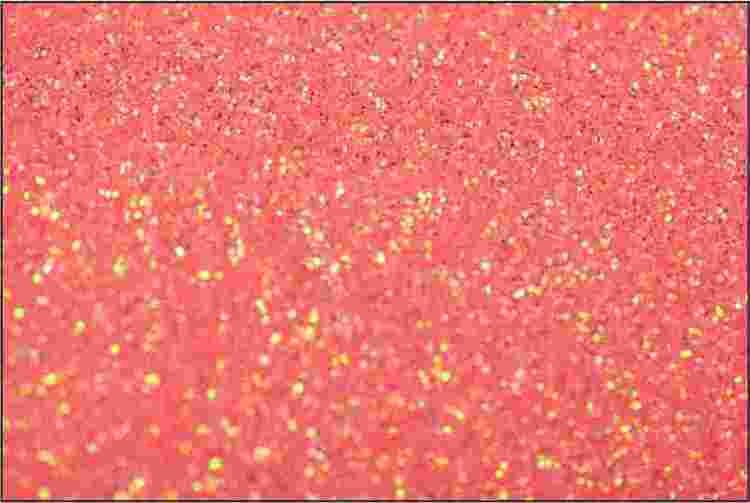 PET Glitter Neonrosa - 6143
