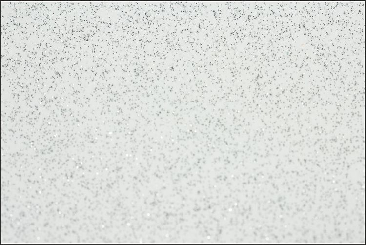 Pu Glitter Vit - 1801