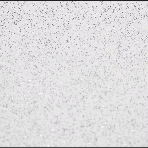 Pu Glitter Vit - 1801