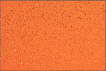 Pu Glitter Orange -1815