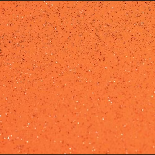 Pu Glitter Orange -1815