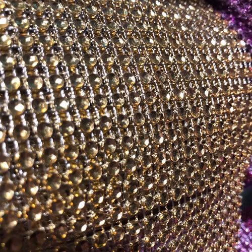 Strassband - guld