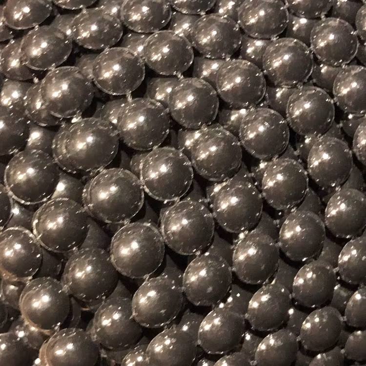 Pärlbandband - svart  stor