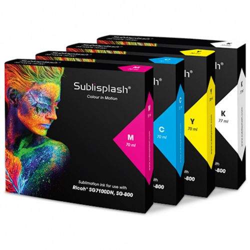 Sublisplash® Passande Ricoh SG 7100DN och SG 800, 400 70/77 ml