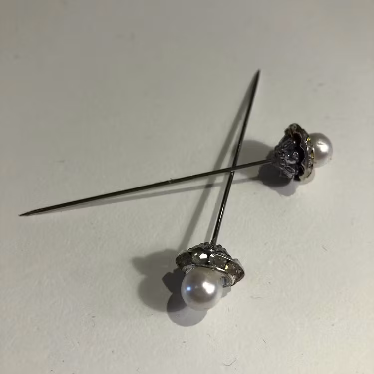 Diamantpärlnål1,5x7cm 1 st