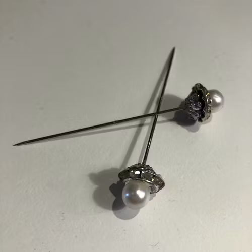 Diamantpärlnål1,5x7cm 1 st