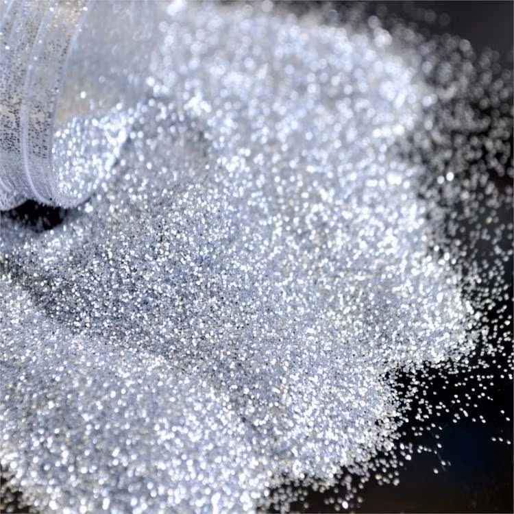 Glitterpuder- Silver