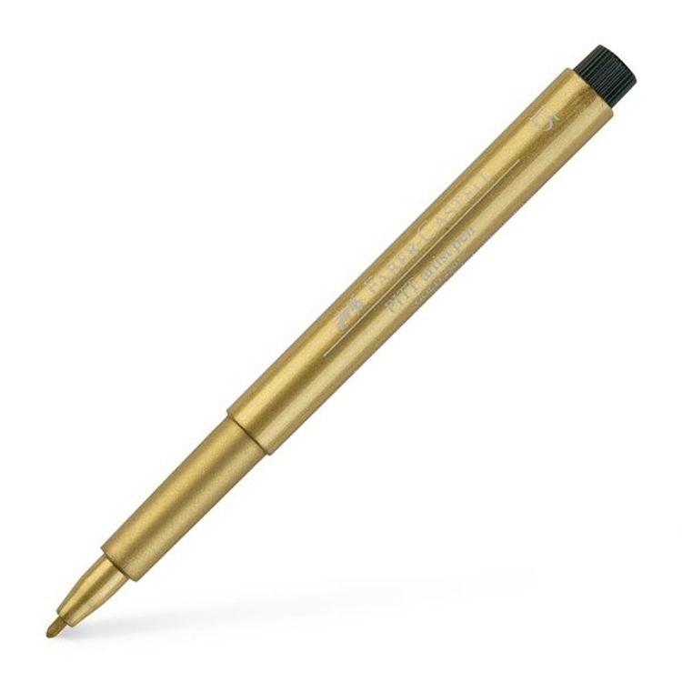 Guld - Ritpenna Faber-Castell PITT Artist 1,5mm