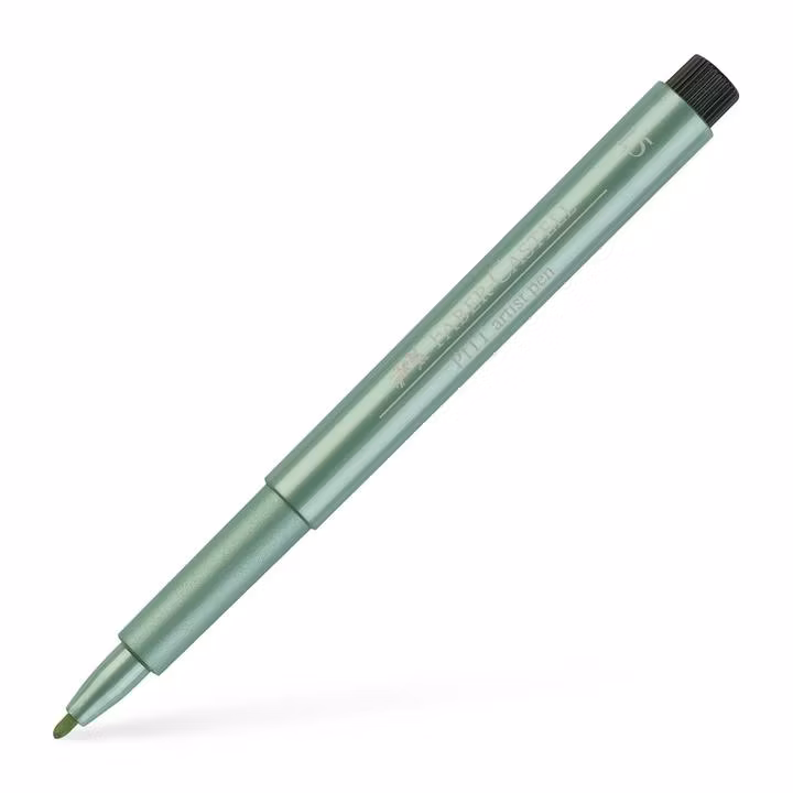 Green - Ritpenna Faber-Castell PITT Artist 1,5mm