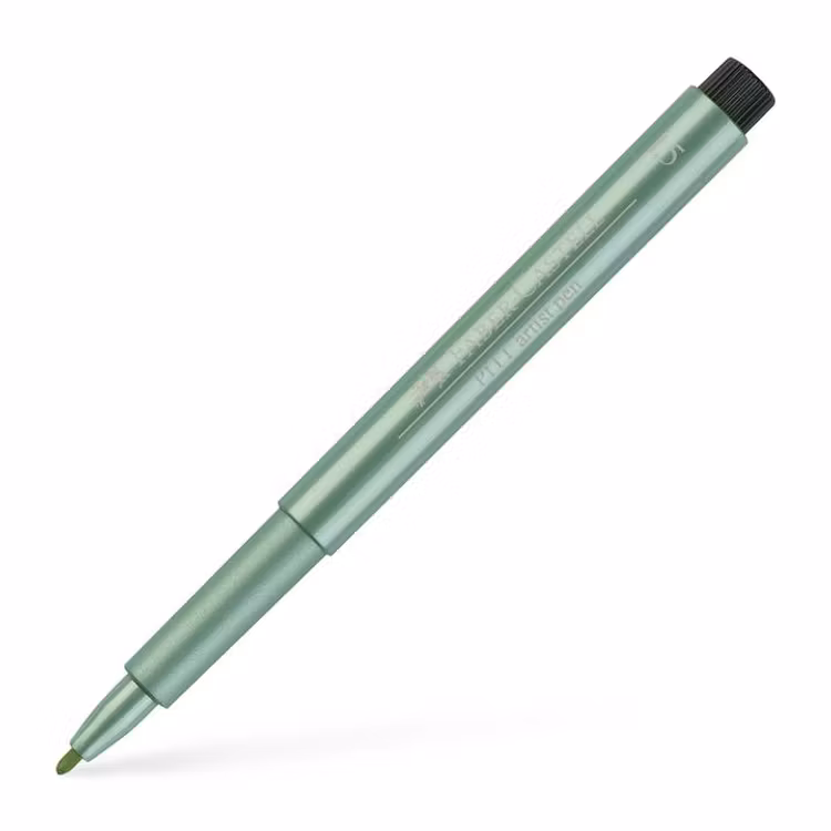 Green - Ritpenna Faber-Castell PITT Artist 1,5mm