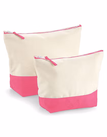 Necessär i Canvas - Färgad/Natur