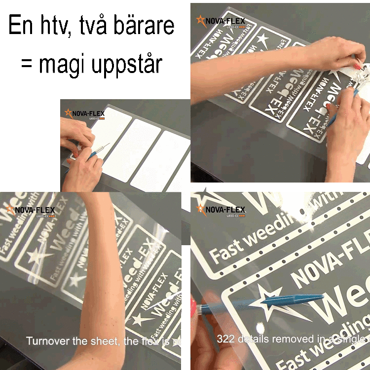 WEEDEX Svart - Premium 1702W ark 30 x 50 cm