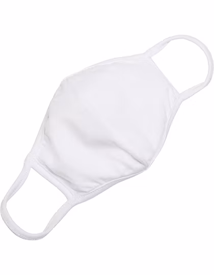 Munskydd - 100% bomull med ficka Medium - Large