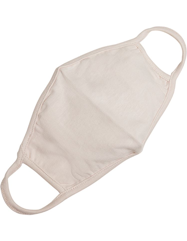Munskydd - 100% bomull med ficka Medium - Large
