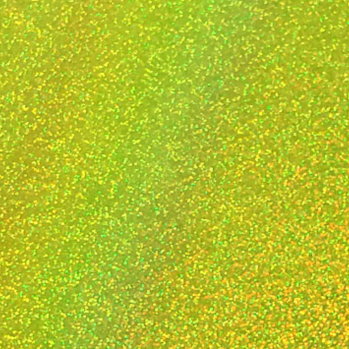 Intens sparkle - Flou gul, ark 30x50 cm