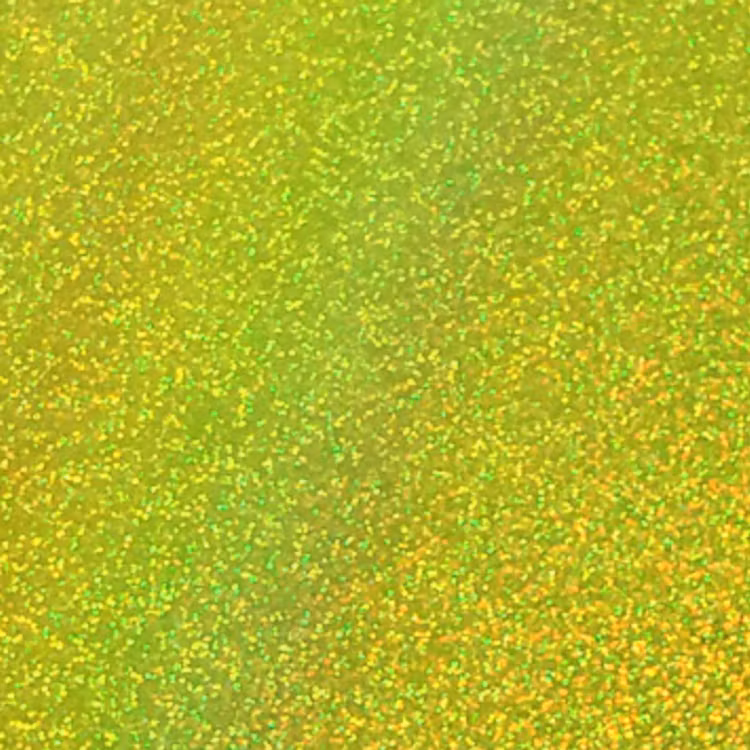 Intens sparkle - Flou gul, ark 30x50 cm