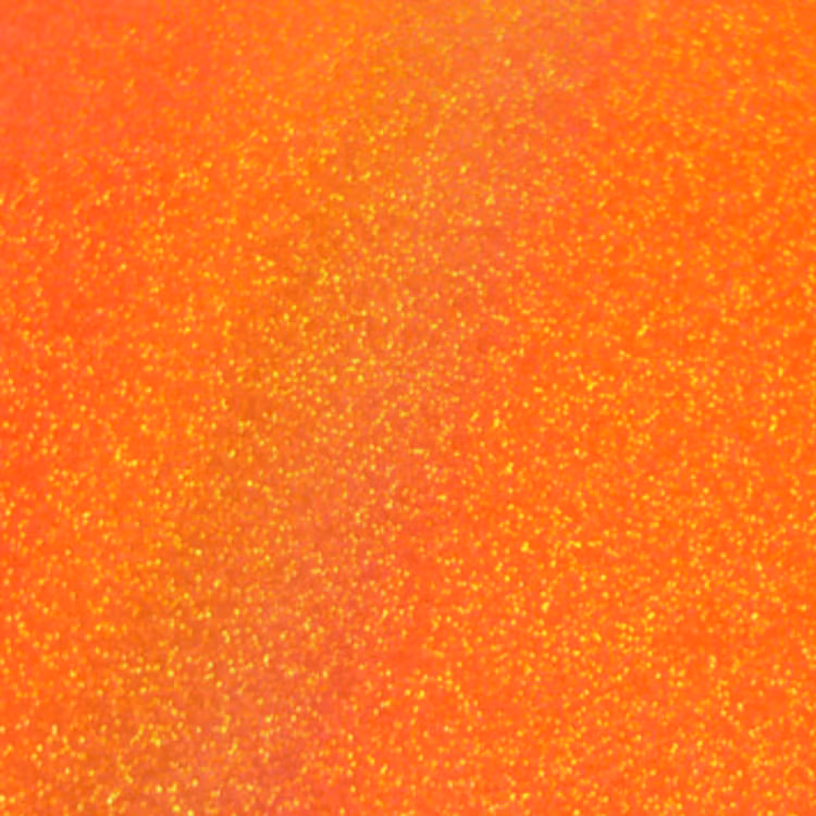Intens sparkle - Flou Orange, ark 30x50 cm