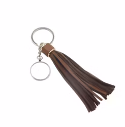 Nyckelring - Brun tassel