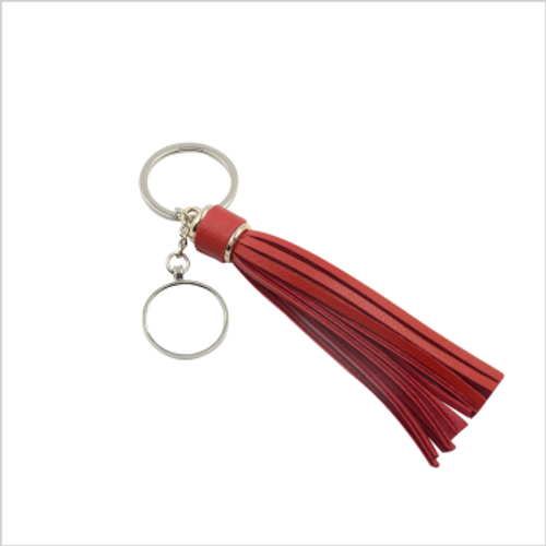 Nyckelring - Röd tassel