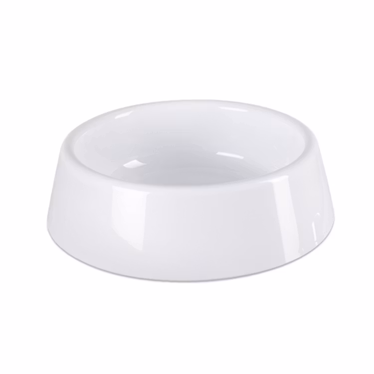 Hundskål med metallinlägg