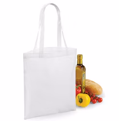 Polyesterkasse - Vit Canvas