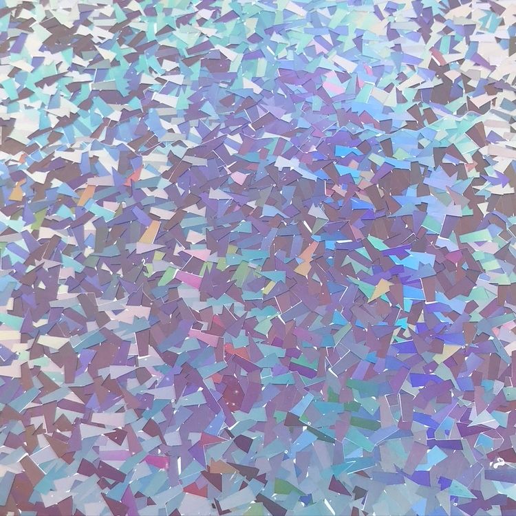 Holographic Kristall Silver - 1980, ark 30x50 cm