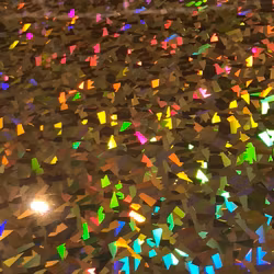 Holographic Kristall Guld - 1931, ark 30x50 cm