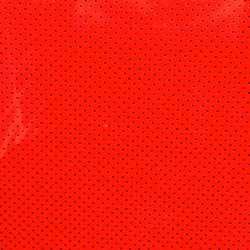 PU Perforerad - Red 1308