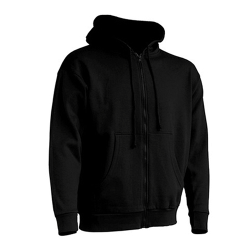 REA - Hoodie Zip Unisex  -  Svart