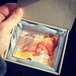 Fotoblock glas, 6x8 cm