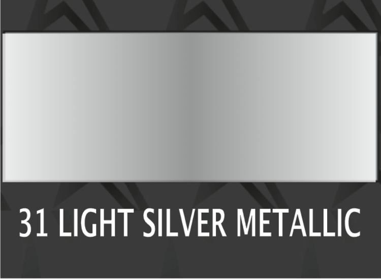 Premium Ljus Silvermetallic  - 1031 - Ark 30x50 cm