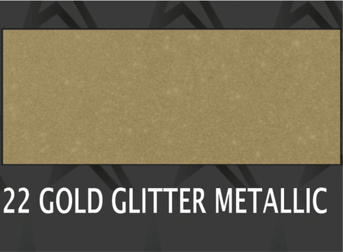 Premium Glittermetallic guld - 1022 - Ark 30x50 cm