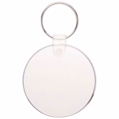 Nyckelring - Rund av aluminium 10-pack