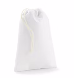 Polyester Påse - Vit Canvas ( S, M, L )
