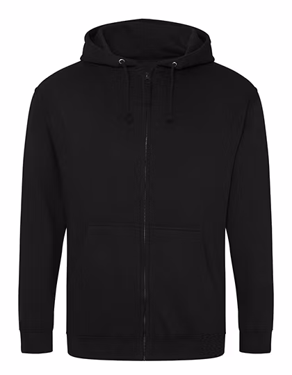 Hoodie Zip Unisex - Svart - 3XL-5XL