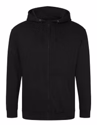 Hoodie Zip Unisex - Svart - 3XL-5XL