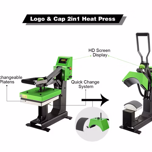 GS-603 Kombinerad keps och loggopress