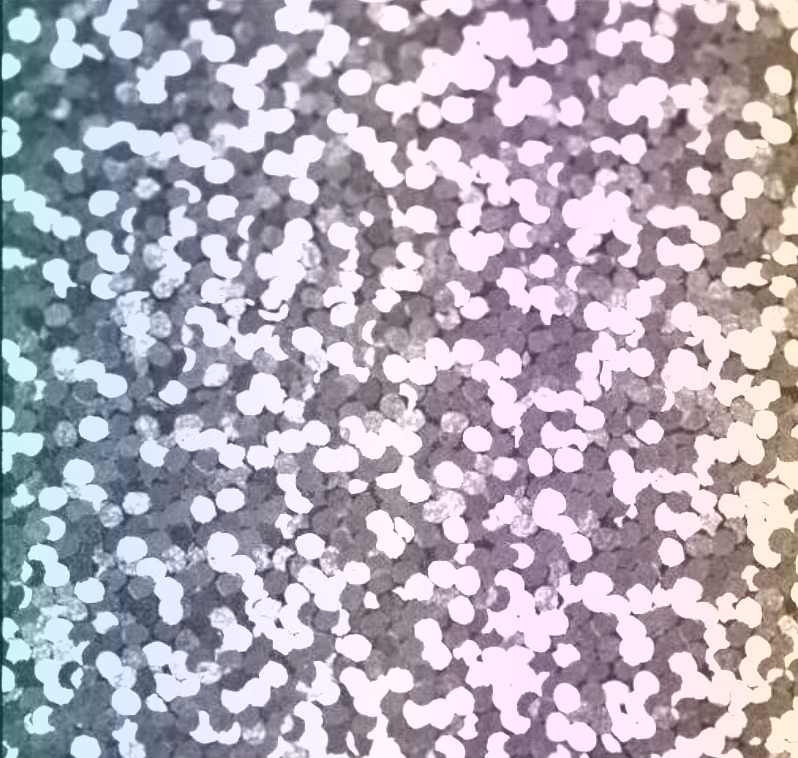 Wow - Holograpic - Silver, ark 30*50 cm