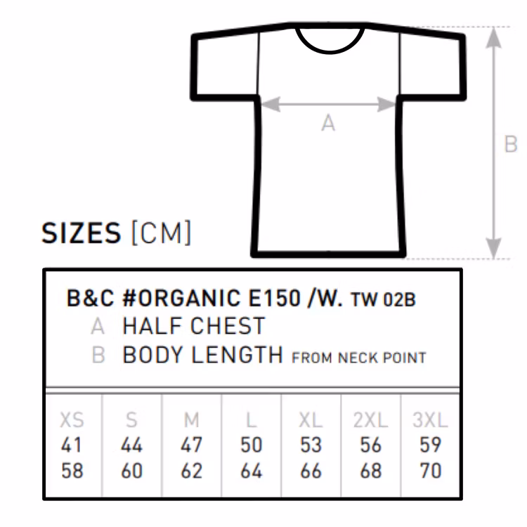 T-shirt Dam Eko - Svart / Vit