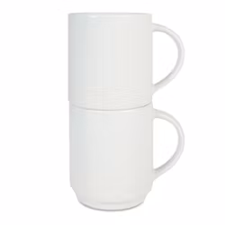 Mugg 80 mm Vit stapelbar