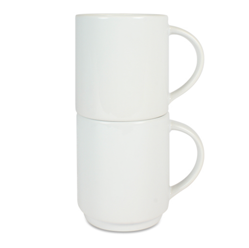 Mugg 80 mm Vit stapelbar